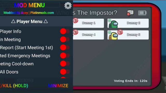 Among Us v2021.11.9.5 Mod Menu Latest Version :) смотреть онлайн