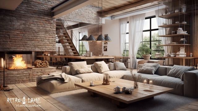 RUSTIC - Interior Design Style Explained By Retro Lamp