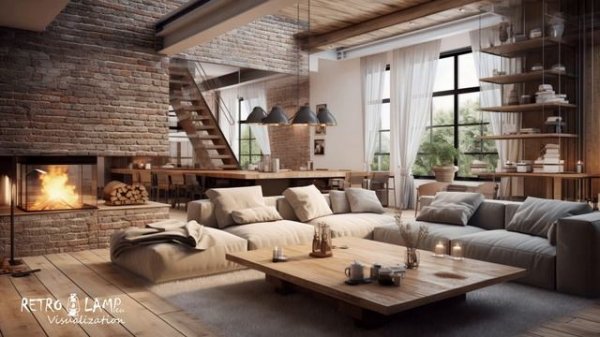 RUSTIC - Interior Design Style Explained by Retro Lamp