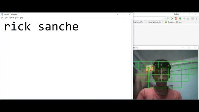 Image Processing Project- Gesture driven Virtual Keyboard using OpenCV + Python смотреть онлайн