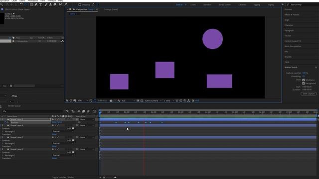 Motion Sketch آموزش افترافکت : متحرک سازی فقط با حرکت موس смотреть онлайн