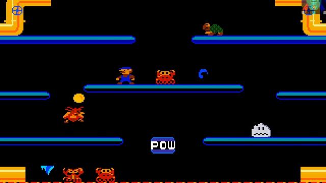 DOS Game: Mario Bros VGA (1990) (Unlicensed) смотреть онлайн