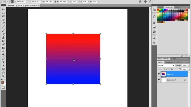 ? Transform Scale • Photoshop CS5 Fundamentals • Graphics Design • Image Creation / Edit • (Pt. 85) смотреть онлайн