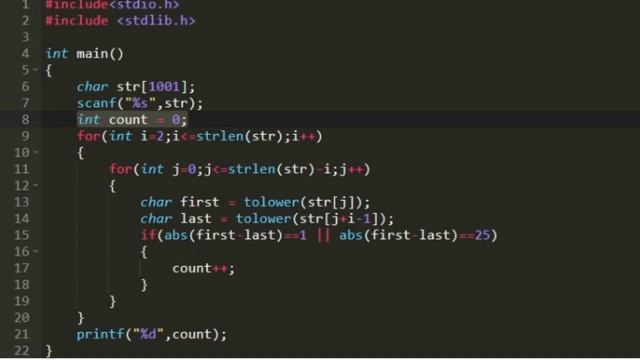 skillrack daily challenge | Substrings - Adjacent Ends | 22-11-2020 смотреть онлайн