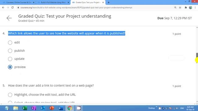 Build a Full Website Using WordPress Free Project and Certificate By Coursera with Solutions,Answer смотреть онлайн