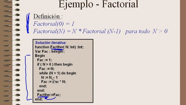 Ejemplo Factorial 1 смотреть онлайн