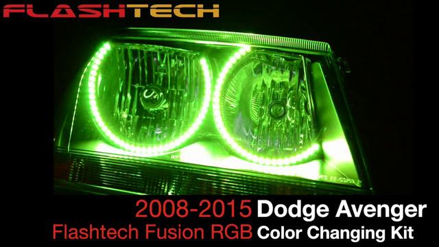 Dodge Avenger V.3 Fusion Color Change LED HALO HEADLIGHT KIT (2008-2015) смотреть онлайн