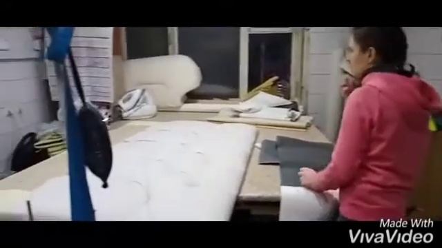 Перетяжка изголовья кровати