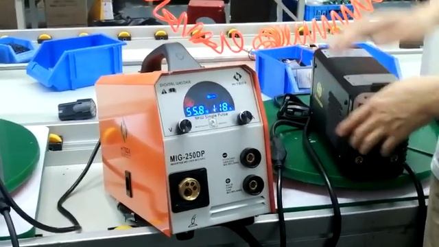 HITBOX MIG250DP Single Impulsion Poste a souder mig Unique 5 en 1 Portable Poste à souder смотреть онлайн