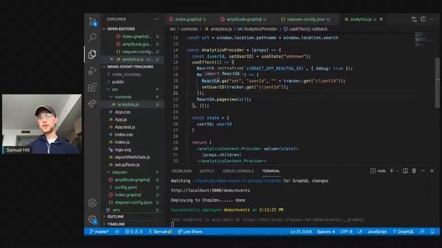 Logging Event Listeners with GraphQL and React Hooks смотреть онлайн