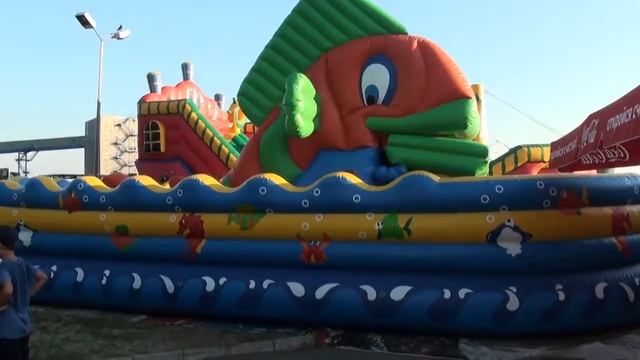 Надувной батут "Карибы" смотреть онлайн
