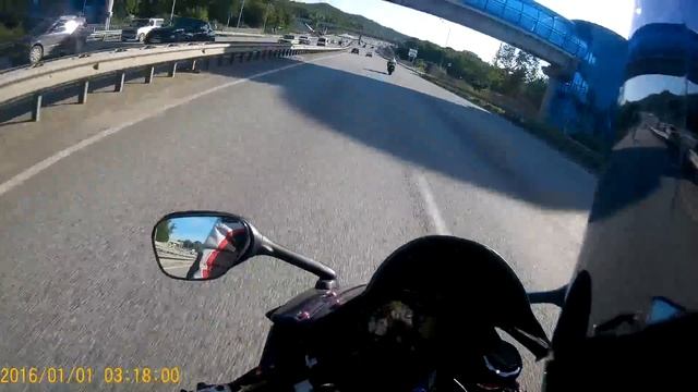 SUZUKI GSX R1000 K6 & HONDA RVT1000 Артем Владивосток 2017