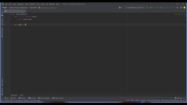 #python #constructor #object #function #keyword __init__ Method in Python смотреть онлайн