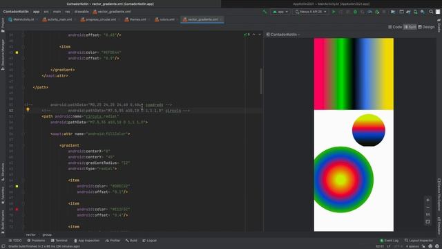 Kotlin.40-Vectores con múltiples colores смотреть онлайн