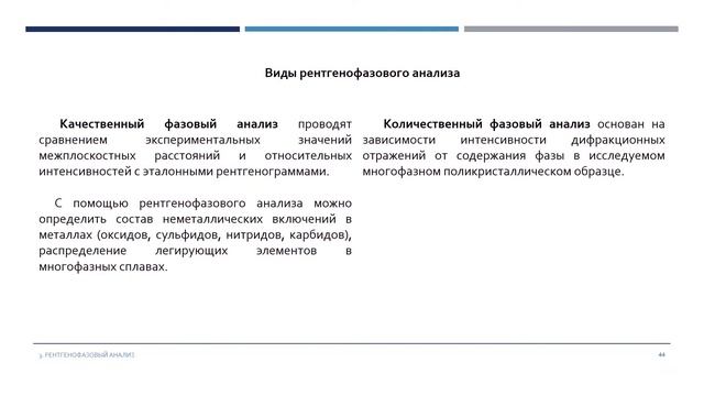 Магистратура_ОП С_Лекция 5_Оптические методы исследований. Рентгеновские методы исследований смотреть онлайн