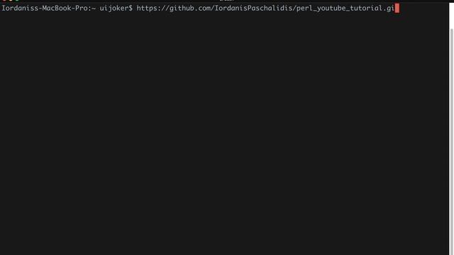 Git clone and run perl script смотреть онлайн