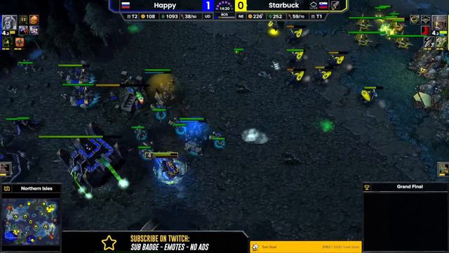 WC3 - [UD] Happy vs Starbuck [RDM] - GRAND FINAL - B2W Weekly Cup #91 смотреть онлайн