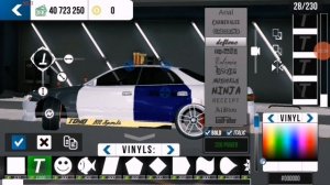 Как сделать топ винил на TOYOTA MARK 2 в car parking multiplayer