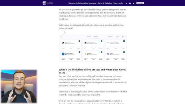 Интеграция Kleros в проект Unslashed finance смотреть онлайн