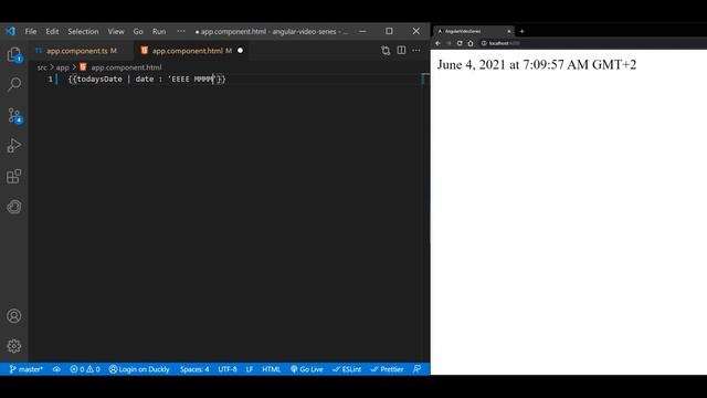 Angular video series - #8 Pipe use смотреть онлайн