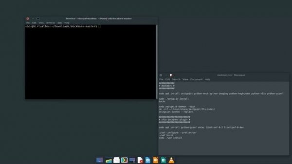 DockBarX XFCE