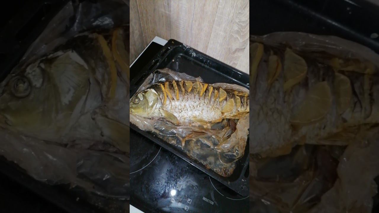 Сазан в духовке. Очень вкусно #Shorts смотреть онлайн