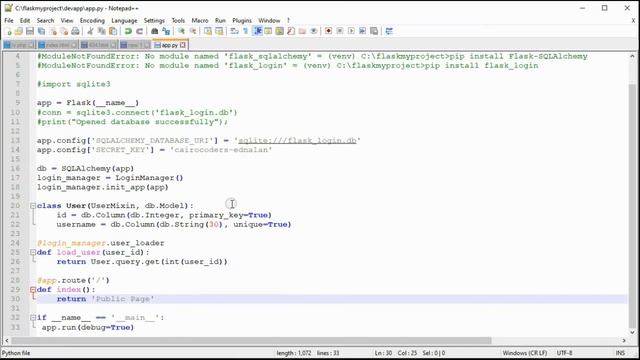 Simple Flask Login flask_login module смотреть онлайн