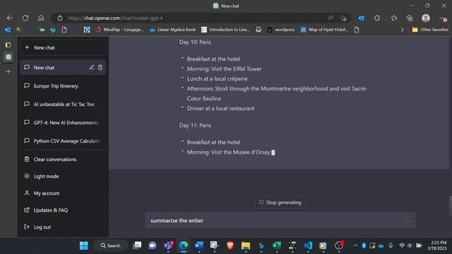 Chat GPT plans 14 Day trip to Europe (full edition) смотреть онлайн