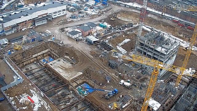 ПИК Кольская 8 ( камера 1 ) таймлапс с 18-03-2023 по 24-03-2023