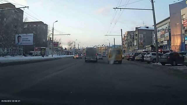 Бешенная ГАЗель на дорогах Омска смотреть онлайн