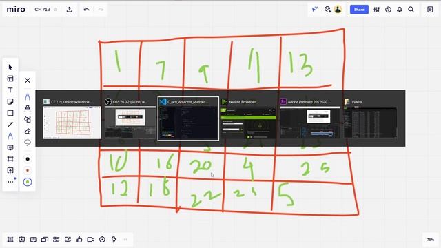 C. Not Adjacent Matrix | Codeforces Round #719 (Div. 3) | sKSama Hindi Video Editorial смотреть онлайн