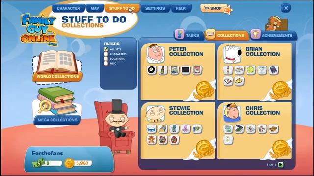 Family Guy Online- Herbert collection guide смотреть онлайн