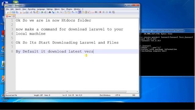 PHP Laravel how to install laravel in windows with xampp |Programming Funda смотреть онлайн