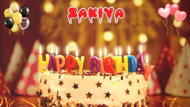 ZAKIYA Happy Birthday Song – Happy Birthday Zakiya أغنية عيد ميلاد فتاة عربية