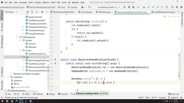 232 - Concurrency pt 04 - ReentrantReadWriteLock смотреть онлайн