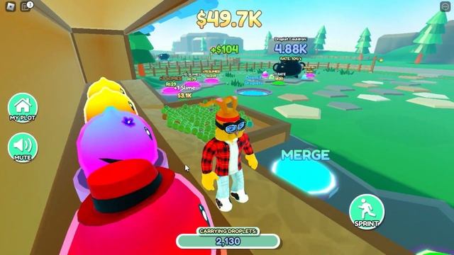 БЕСПЛАТНЫЙ СПОСОБ ПОЛУЧИТЬ МНОГО ДЕНЕГ в СИМУЛЯТОР СЛИЗНЕЙ! Slime Tower Tycoon ROBLOX смотреть онлайн