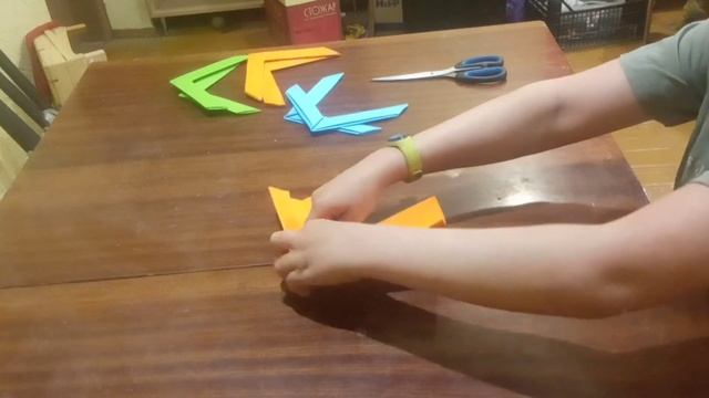 БУМЕРАНГ из бумаги оригами!!! смотреть онлайн