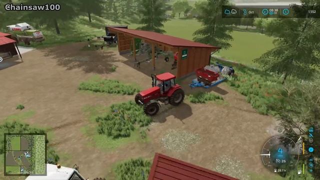 NEW SET OF ROLLS AND LIME SPREADING - Survival Challenge FS22 Calm Lands Ep 77 смотреть онлайн