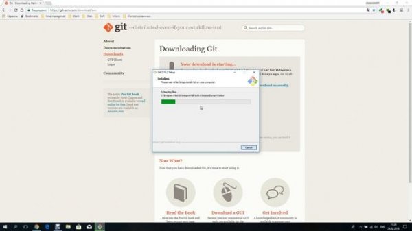 Как установить git на Windows