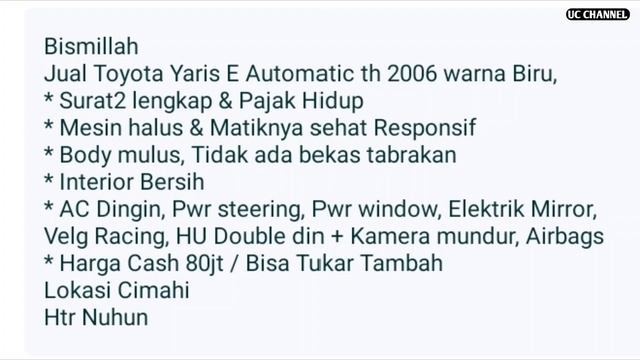 HARGA TOYOTA YARIS BEKAS MURAH 50 JUTAAN MASIH BISA NEGO BURUAN DIBELI GAN смотреть онлайн