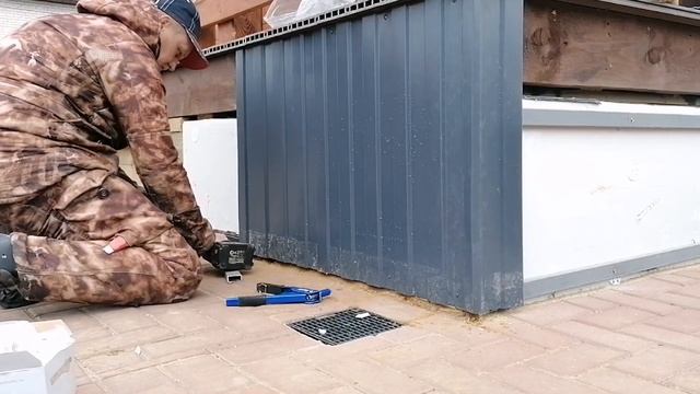 ЦОКОЛЬ ДОМА ДЕЛАЕМ ПРОФ-ЛИСТОМ