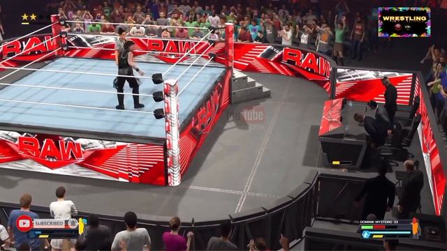 Seth Rollins Vs Dominik Mysterio WWE RAW Game Play - WWE 2k23 Ps5 Game Play смотреть онлайн
