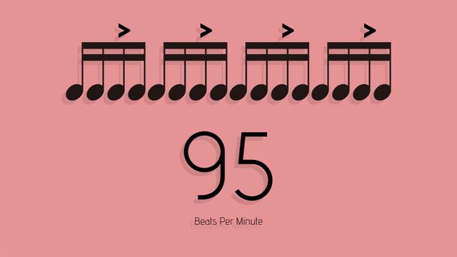 BPM = 95　メトロノーム - metronome - 16分 アクセント1-3 смотреть онлайн
