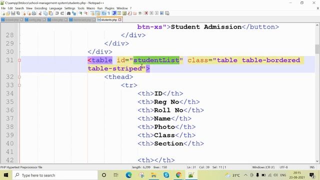 School Management System with PHP & MySQL - PHP Project смотреть онлайн