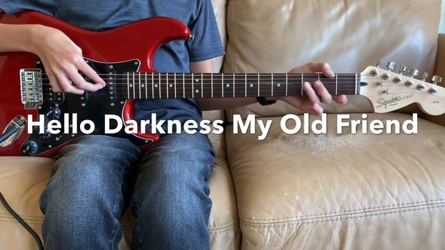 Meme Song Played On Guitar Hello Darkness My Old Friend смотреть онлайн