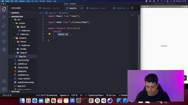 Navegação entre telas no React Native + Typescript смотреть онлайн