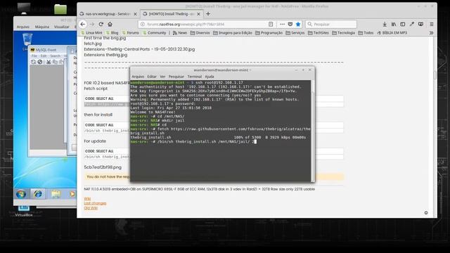 NAS VIDEO 03 INSTALACAO DO MYSQL NO NAS4FREE 5043 смотреть онлайн