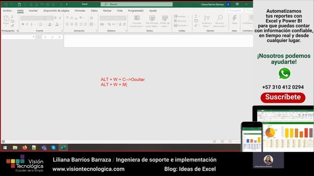 ?Archivo de Excel abre gris, blanco o negro con? Lili Barrios ? BLOG IDEAS DE EXCEL смотреть онлайн