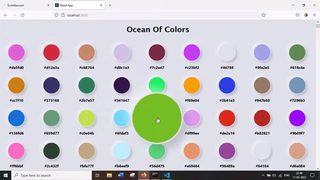 OCEAN OF COLORS : A React Js Project Idea смотреть онлайн