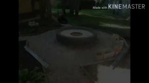 Уличный очаг-костровище